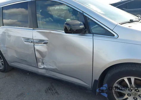 2012 Honda Odyssey Ex-L z USA, uszkodzony, nr VIN 5FNRL5H63CB057948